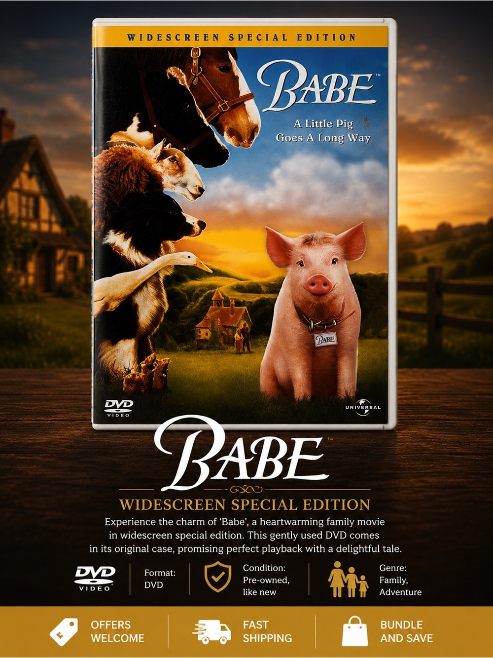 Babe DVD Widescreen Special Family Edition